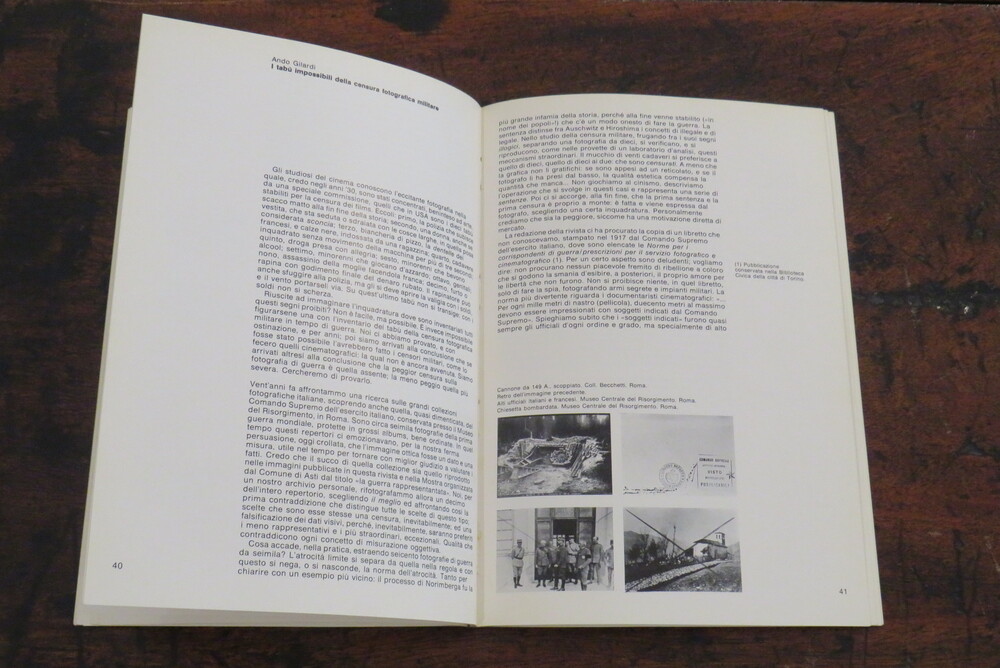 AA.VV. Rivista di storia e critica della fotografia. La guerra rappresentata.