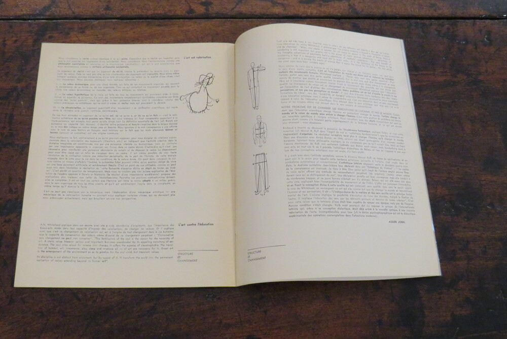 ASGER JORN. Structure et changement. Sur le rôle de l’intelligence dans la création artistique.