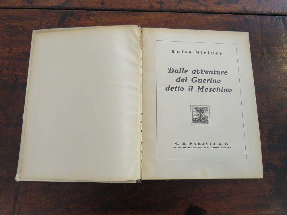LUISA STEINER. Dalle avventure del Guerino detto il Meschino.