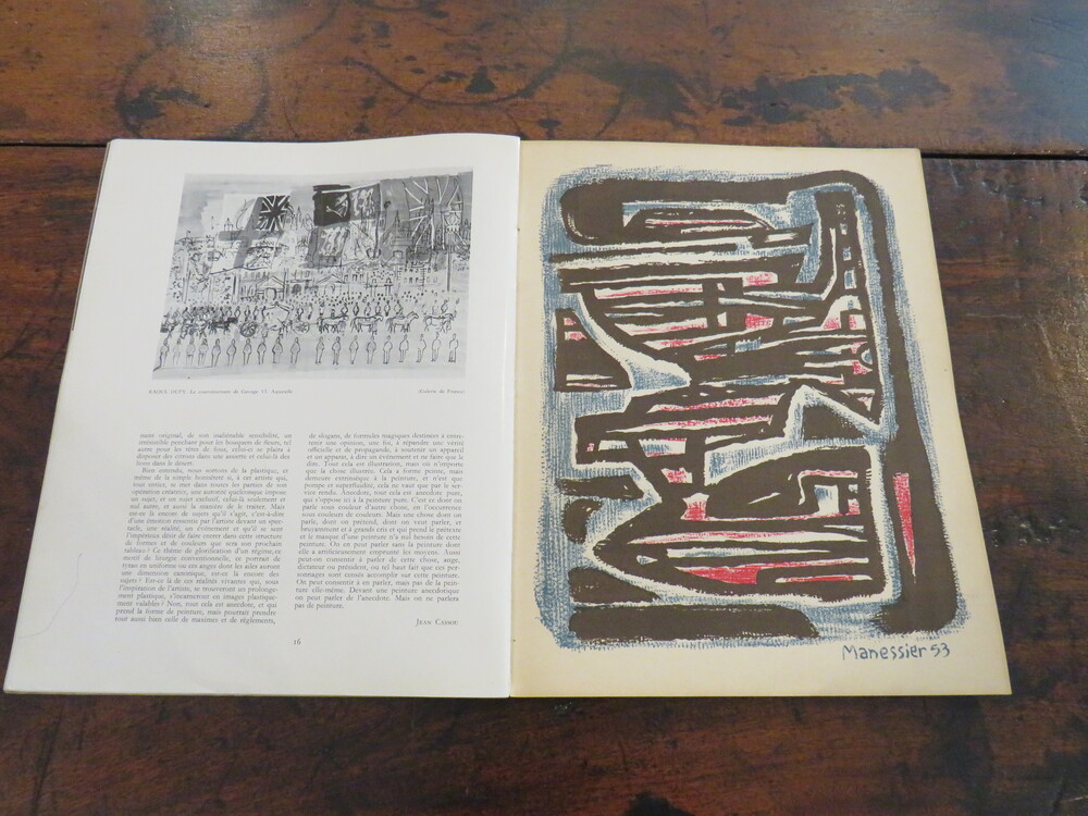 XX SIÈCLE. Rapport sur l’art figuratif. N. 4 (double).