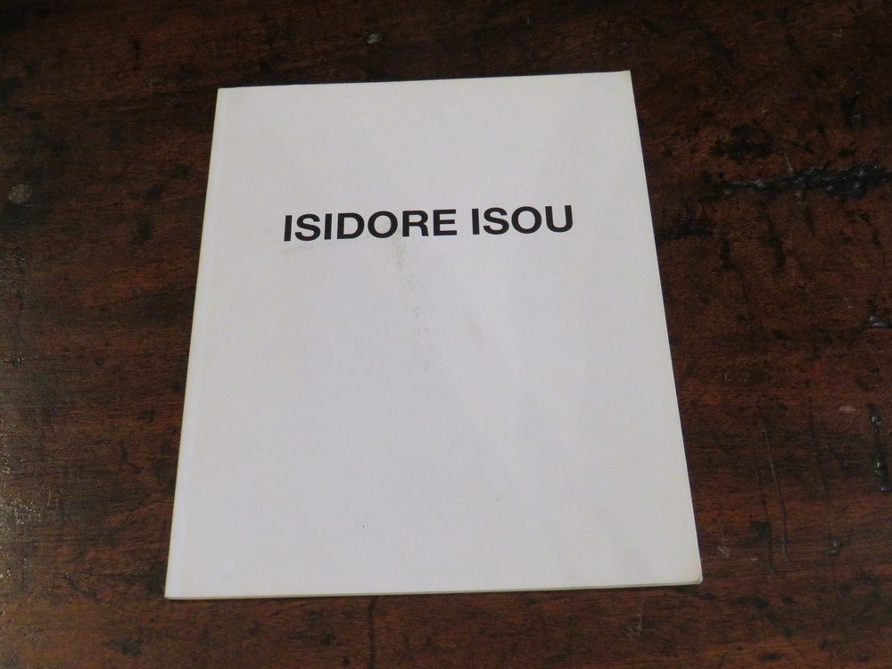 ISIDORE ISOU. Entretiens avec Jean Cocteau, 1989