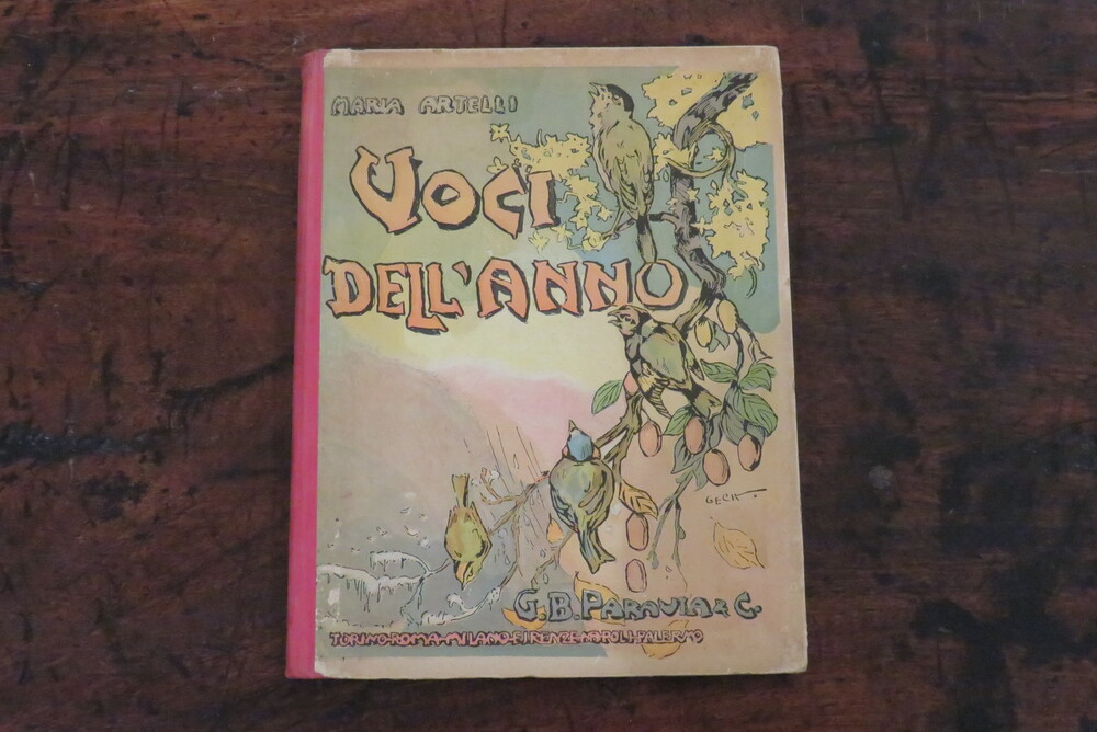 MARIA ARTELLI. Voci dell’anno. Letture ricreative illustrate per la Fanciullezza.