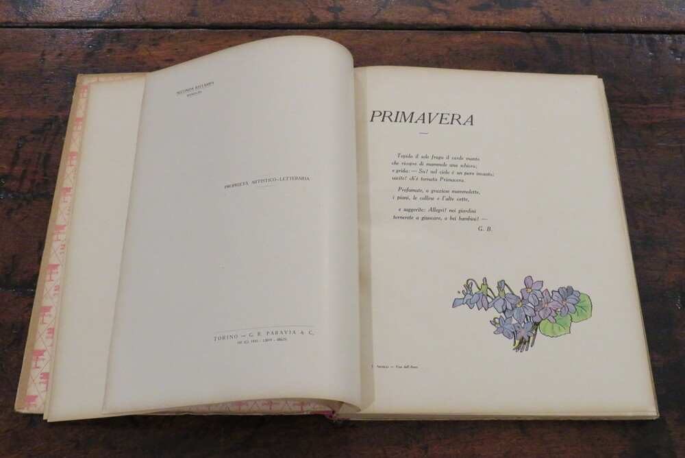 MARIA ARTELLI. Voci dell’anno. Letture ricreative illustrate per la Fanciullezza.
