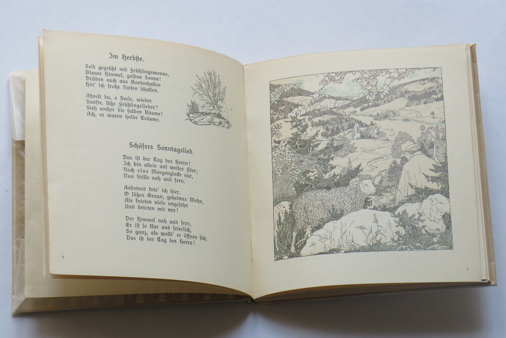 LUDWIG UHLAND. Uhland. Gedichte von Ludwig Uhland. Bilder von Ferdinand Staeger. Texte gesichtet von Hans Fraungruber.