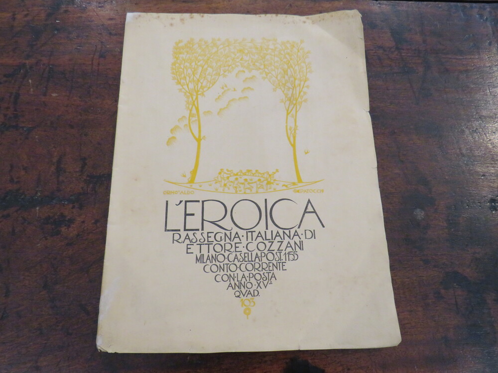 L'EROICA. RASSEGNA ITALIANA DI ETTORE COZZANI. N. 103.