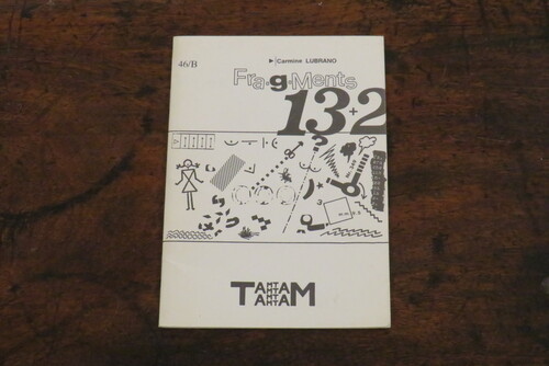 libri CARMINE LUBRANO. Fragments 13+2 Frammenti per un Viaggio Sonoro. TAM TAM N. 46/B.