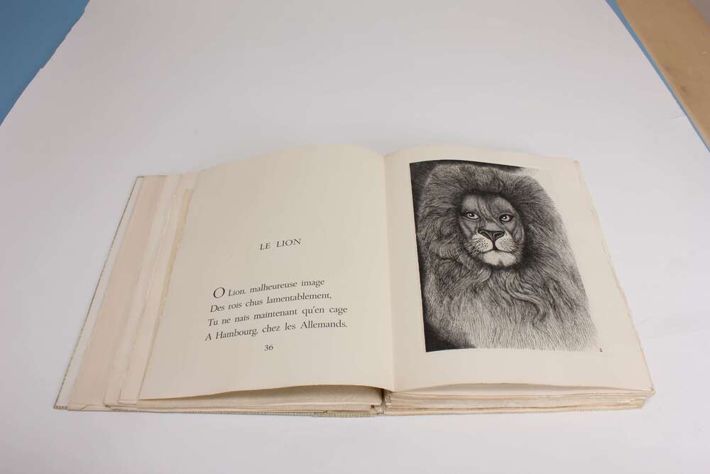 G. APOLLINAIRE. Le Bestiaire ou Cortège d'Orphée. Illustré de burins originaux par TAVY NOTTON.